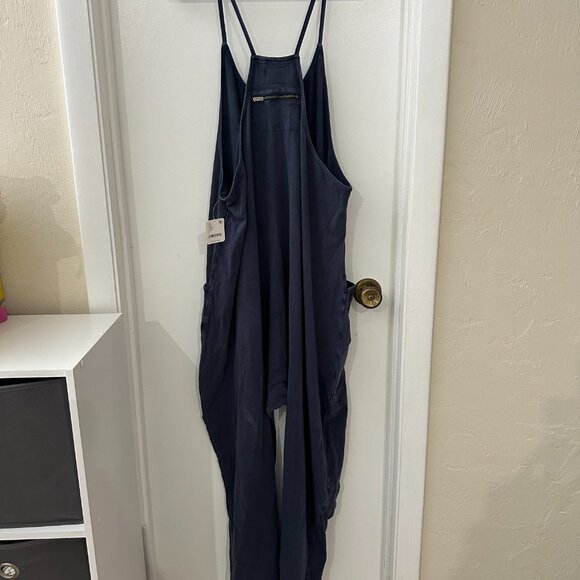 NWT Free People FP Movement Size L Blue Hot Shot Onesie - Picture 4 of 6